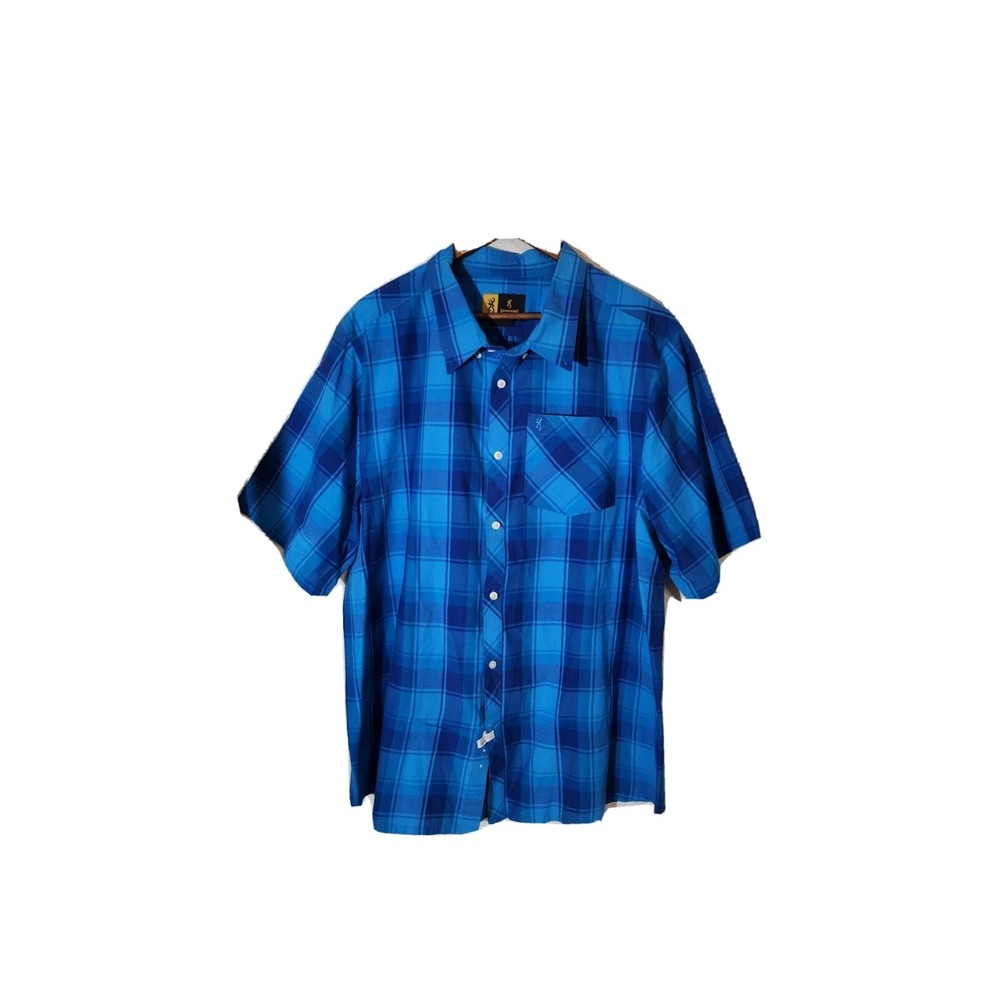 Browning button up short sleeve Shirt XXL. genx genz hunting outdoors Bin 26